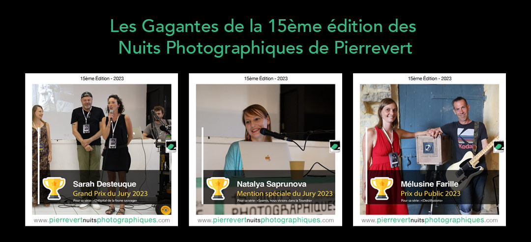 Les Gagantes de la 15ème édition desNuits Photographiques de Pierrevert